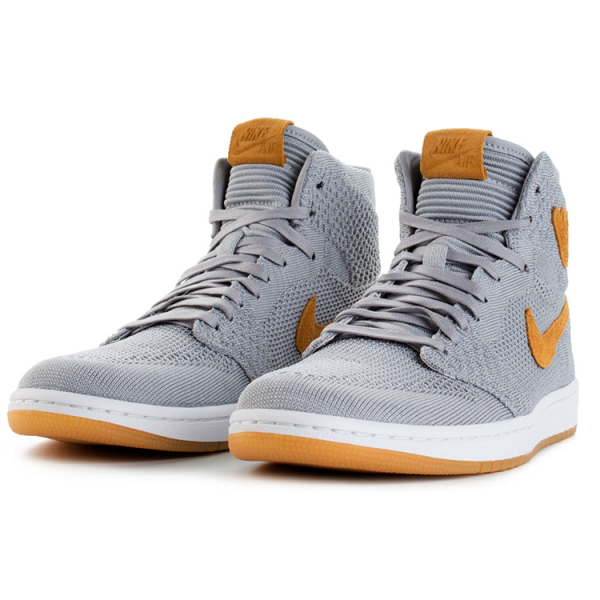 Jordan Air Jordan 1 Retro High Flyknit Wolf Grey