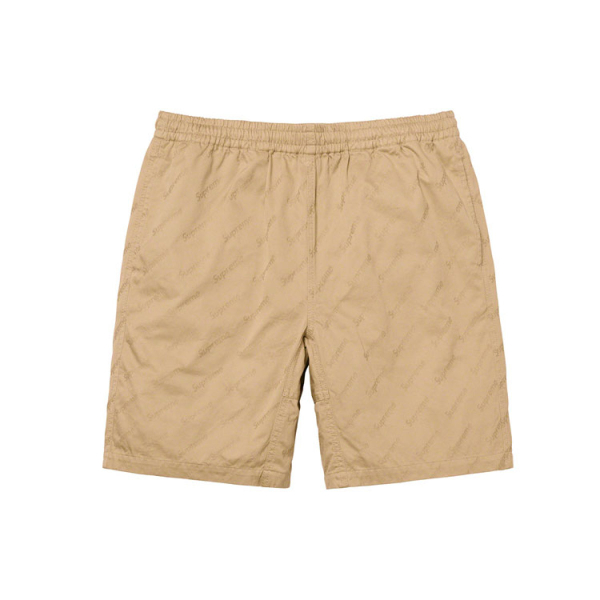 Supreme FW19 Week 1 Jacquard Logos Twill Short logo