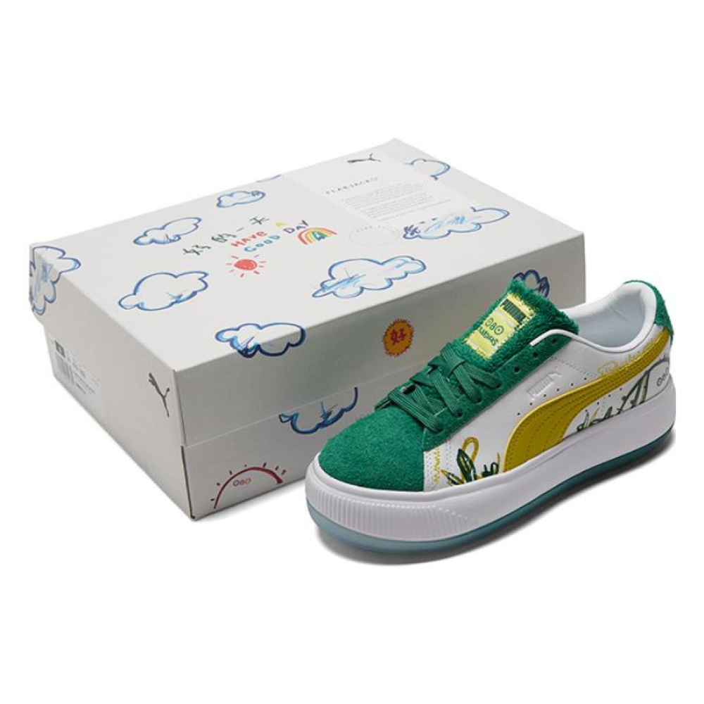 FLABJACKS x PUMA Suede Mayu "Fuzzy Cactus Park"