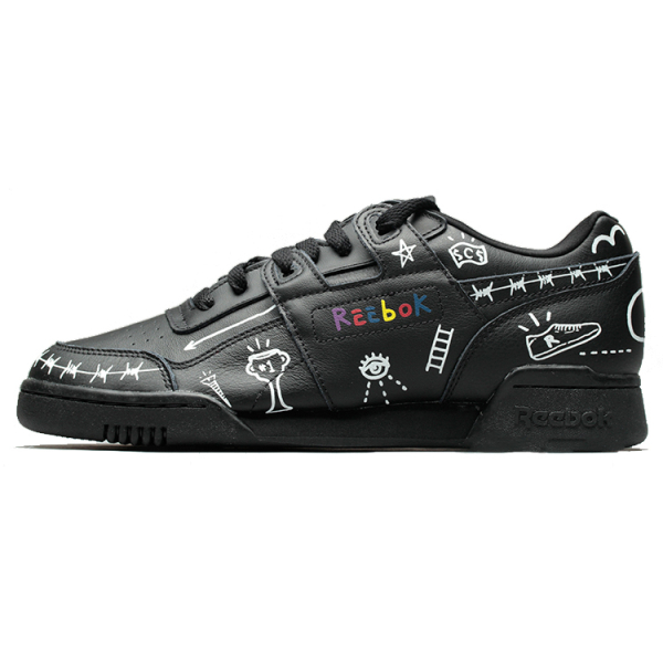 Trouble Andrew x Reebok Workout Plus 'Black Multi's
