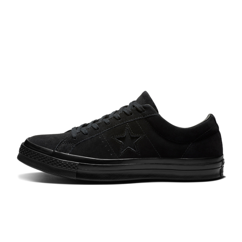 Converse one star Suede Triple Black Low Top