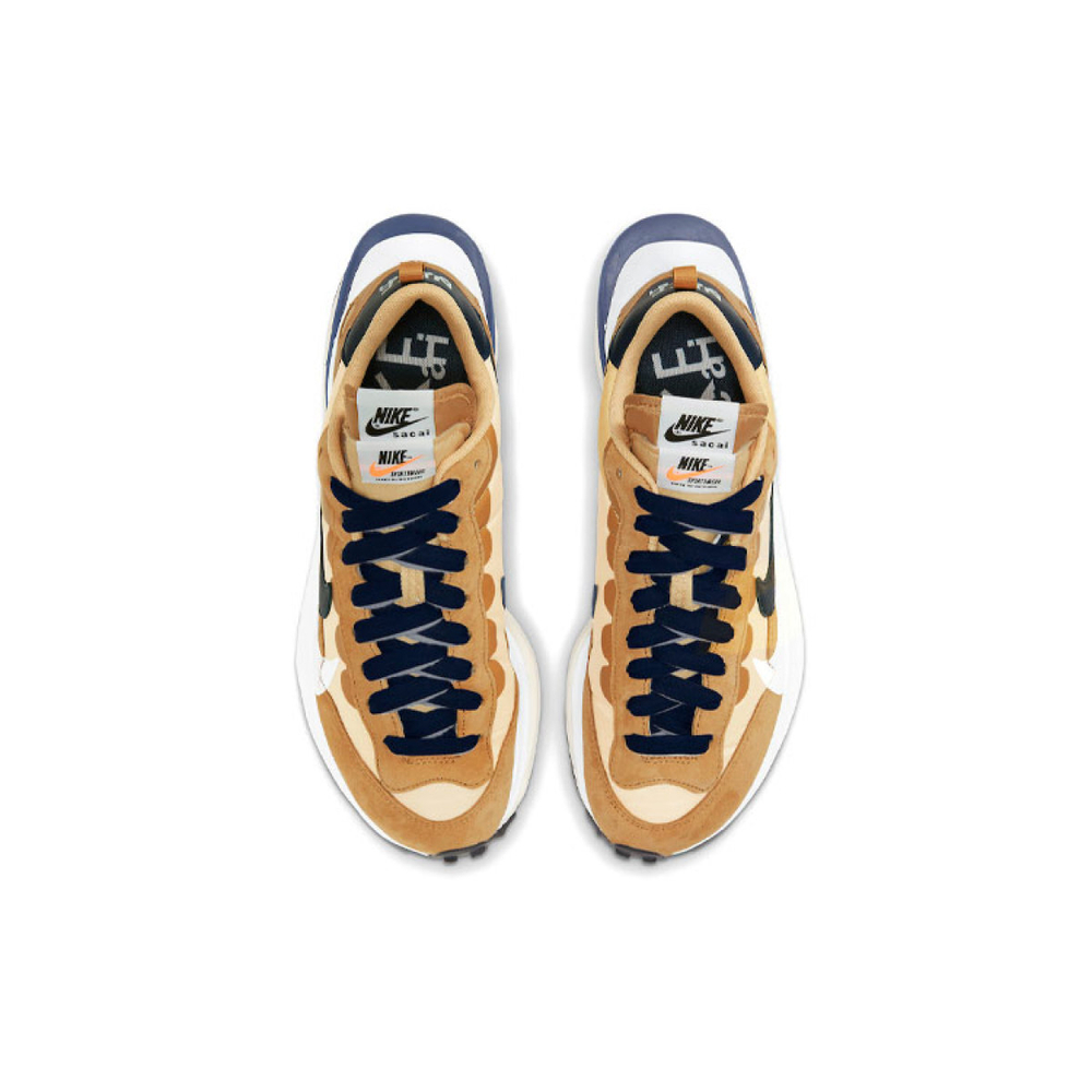 Sacai x Nike VaporWaffle sesame and blue void