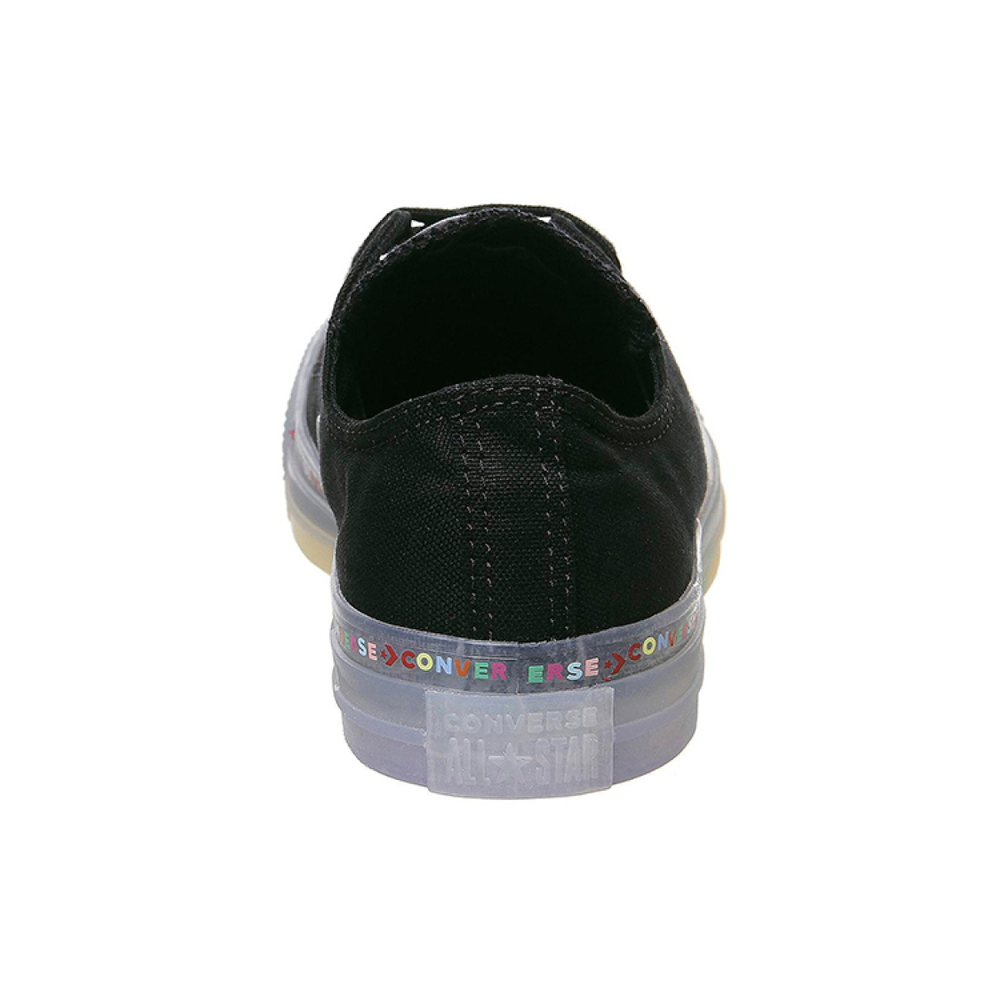 Converse All Star Low Trainers Rainbow Black