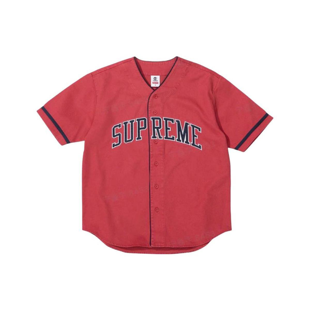 Supreme SS23 Week 8 x TIMBERLAND Supreme x TIMBERLAND SS23 BASEBALL JERSEY Logo T