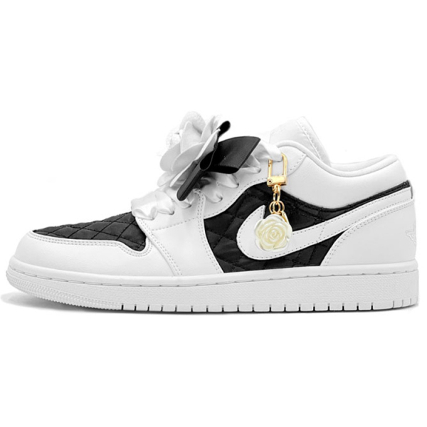 【 】 Jordan Air Jordan 1 Low Quilted "Triple White"