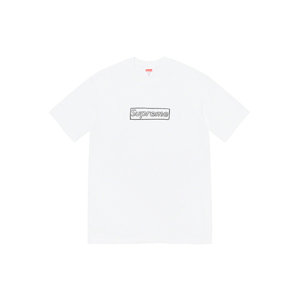 Supreme Week 18 x KAWS Chalk Logo Tee Box Logo T