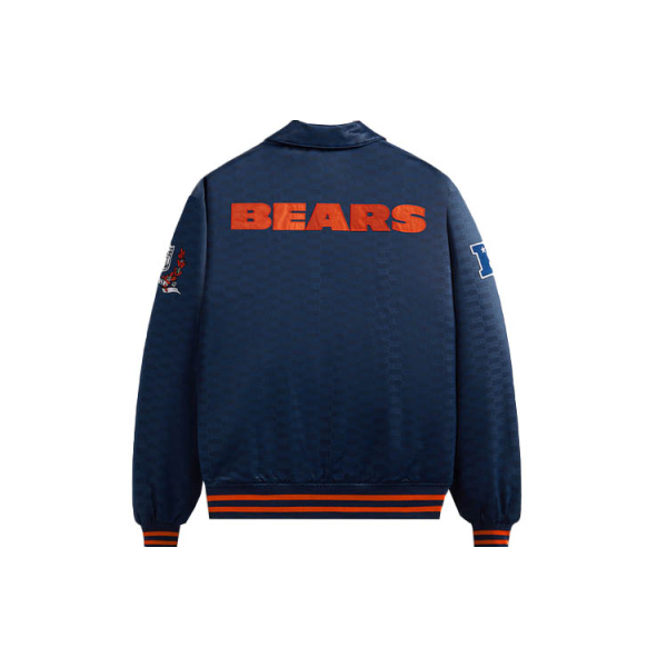 KITH x NFL FW23 Bears Satin Bomber Jacket LOGO