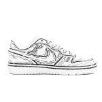 【 】 Nike Court Borough ABLOODING GS