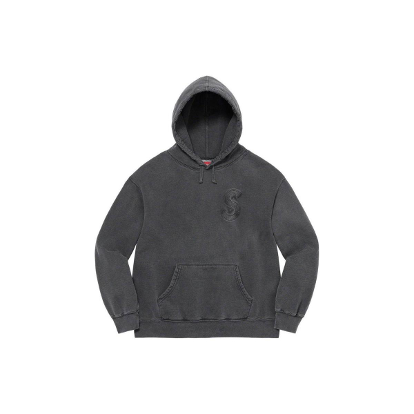 Supreme SS23 Week9 overdyed s logo hooded sweatshirt S
