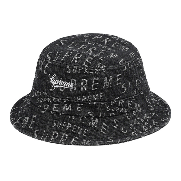 Supreme Week 17 Warp Jacquard Logos Denim Crusher