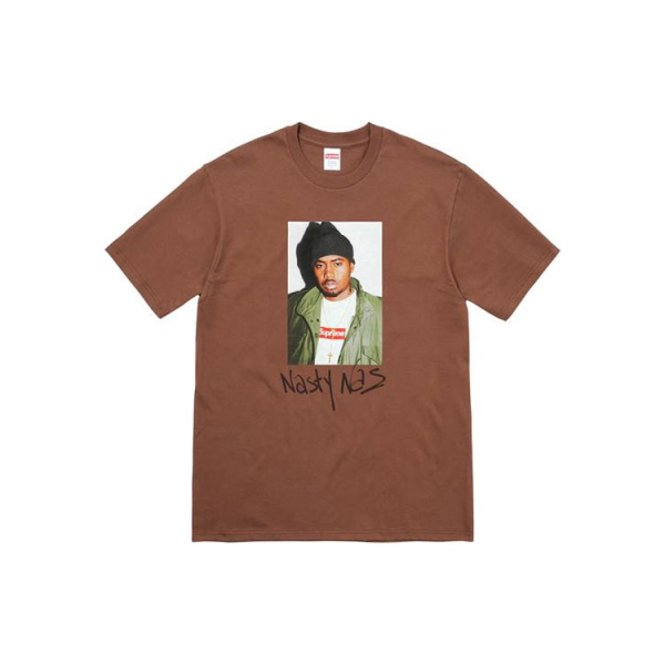 Supreme FW17 Nas Tee Brown T