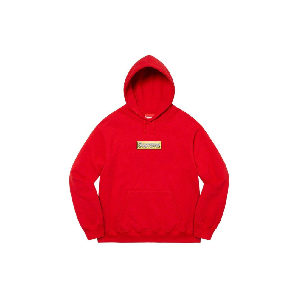 Supreme SS22 Week 1 Bling Box Logo Hooded Sweatshirt Logo