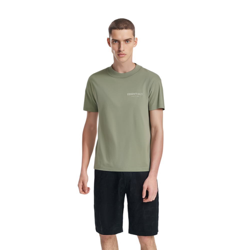 Fear of God Essentials SS22 Tee Seafoam Logo T