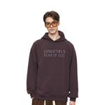 Fear of God Essentials SS23 Essentials Hoodie Plum Logo