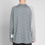 Nike x A-COLD-WALL* Grey Half Quilted Long Sleeves Tee Logo T