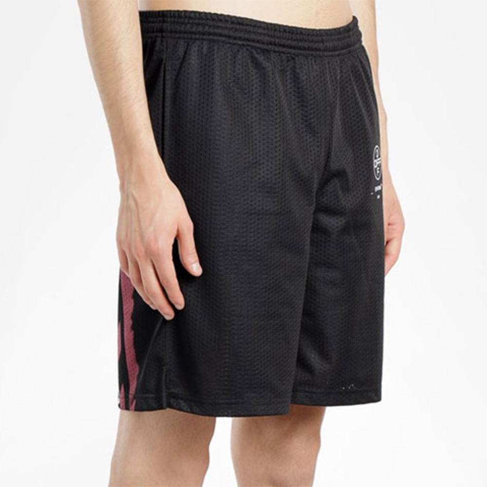 OFF-WHITE SS19 Diag Stencil Mesh Shorts Black “99”