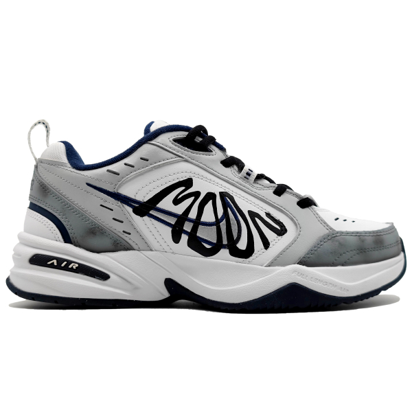 【 】 Nike Air Monarch 4 PU White Navy
