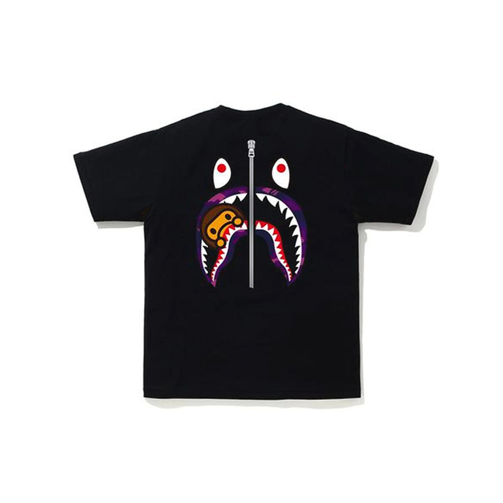A BATHING APE ABC Camo Milo Shark Tee T