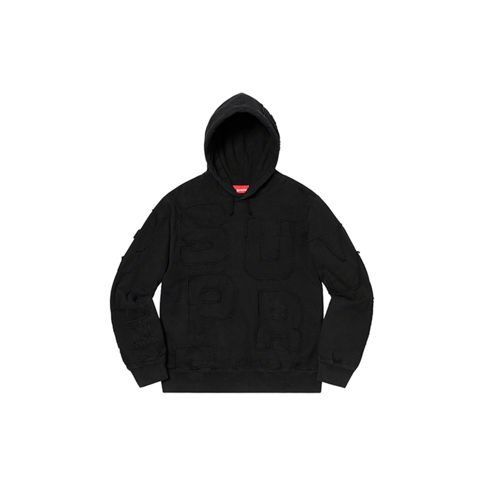 Supreme SS20 Week 6 Cutout Letters Hooded Sweatshirt