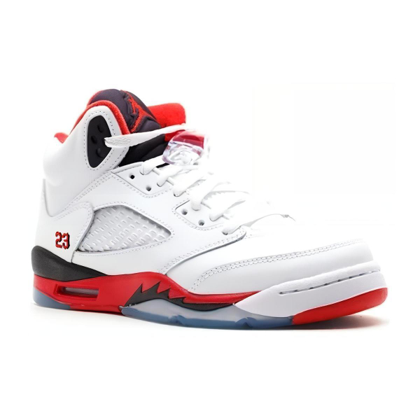 Jordan Air Jordan 5 Retro Fire Red Black Tongue 2013