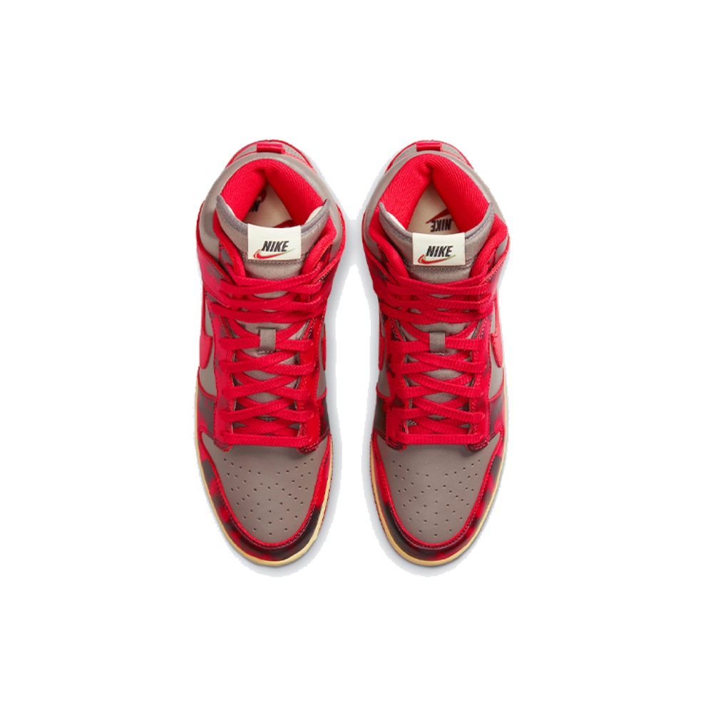 Nike Dunk High SP "Red Camo Acid Wash"