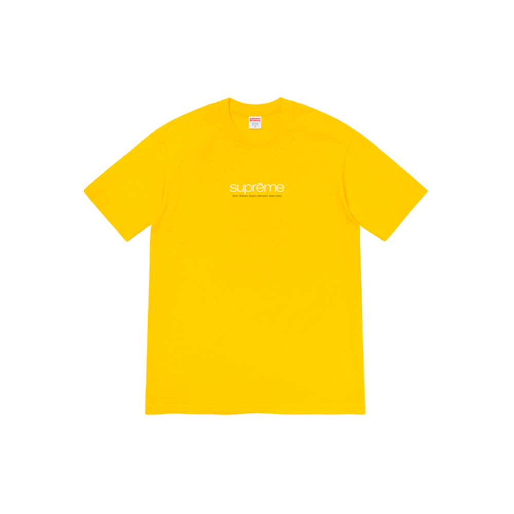 Supreme Week 1 Five Boroughs Tee Logo Logo T