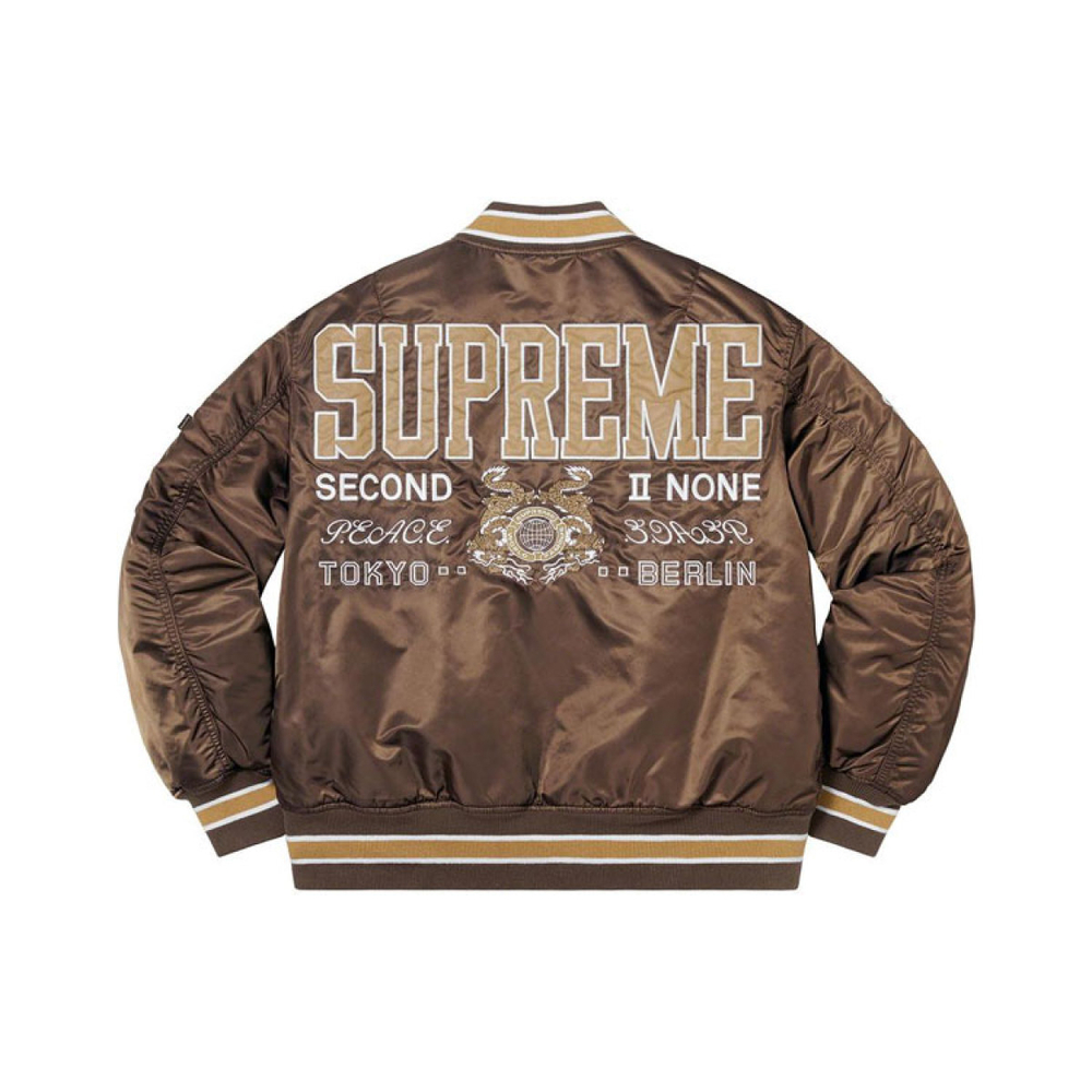 Supreme SS22 Week 7 Second To None MA-1 Jacket