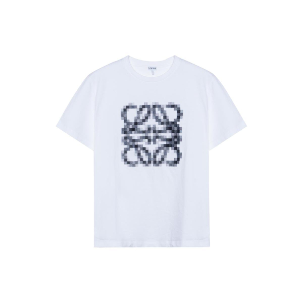 LOEWE SS23 Pixel Anagram-embroidered Logo T
