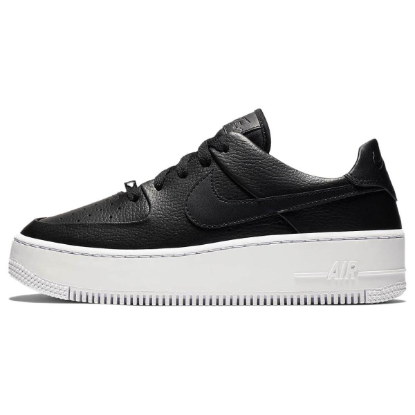Nike Air Force 1 Sage Low Triple Black White (W)