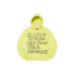 Supreme SS23 Week 3 Stronger Than Fear Hooded Sweatshirt Shirt