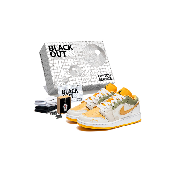 【 】 Jordan Air Jordan 1 low Taxi GS