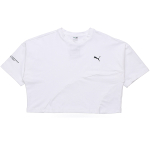 PUMA Evide Form Stripe Crop Tee Logo T