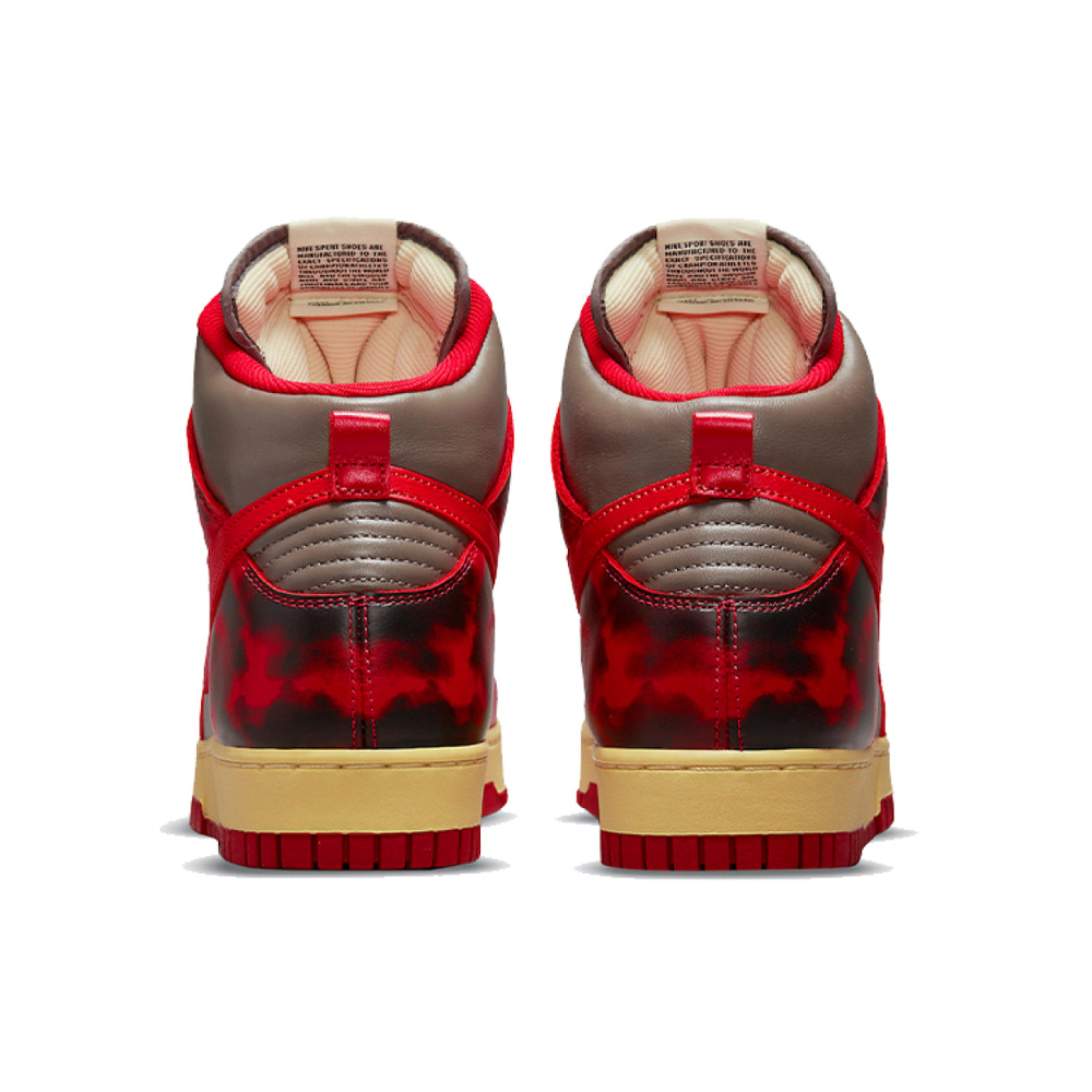 Nike Dunk High SP "Red Camo Acid Wash"