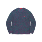 Supreme FW21 Week16 Mélange Rib Knit Sweater Logo