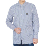 CDG Play Striped Shirt