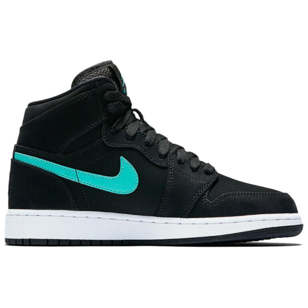 Jordan Air Jordan 1 Retro High Black Hyper Jade GS