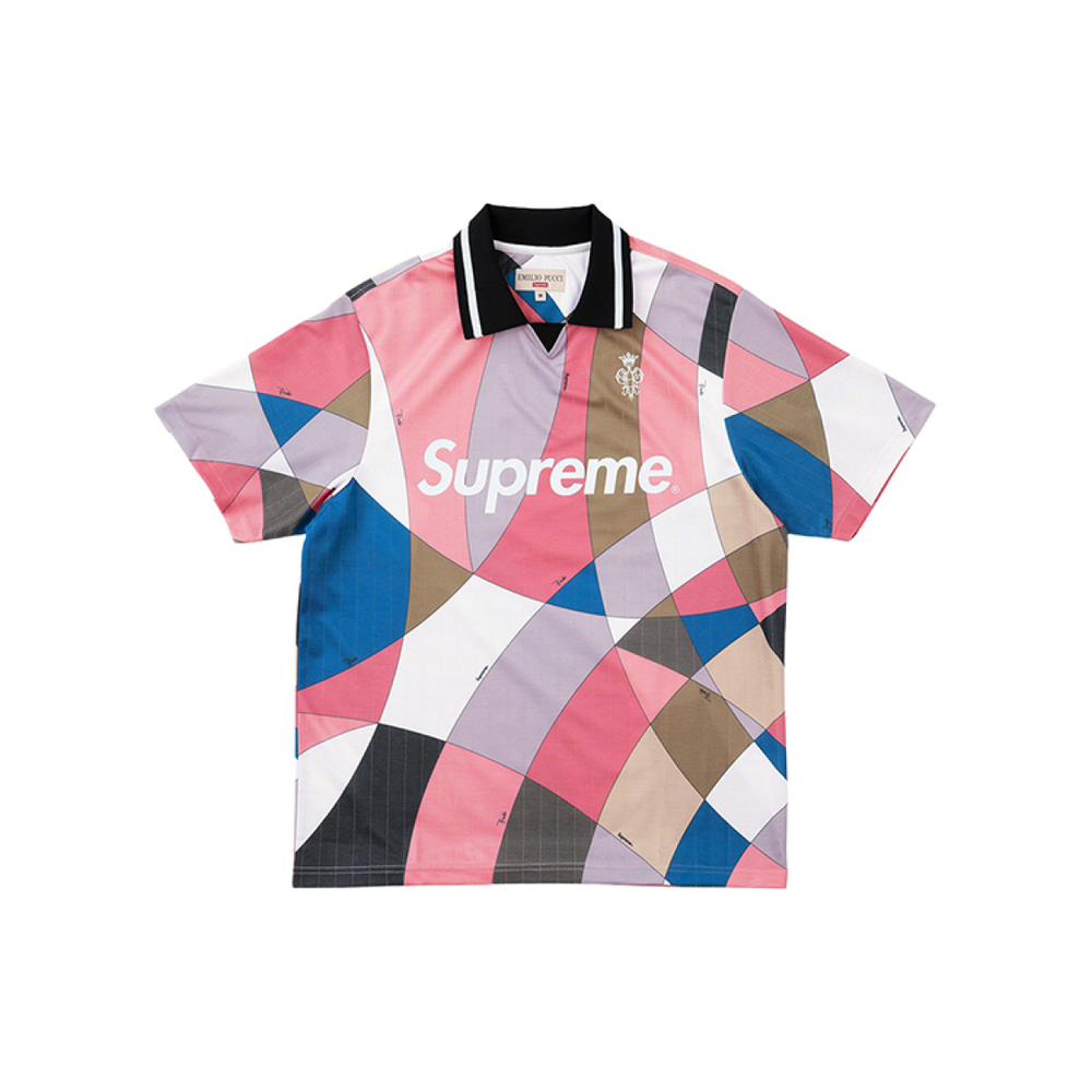 Supreme Week 16 x Emilio Pucci Soccer Jersey Polo