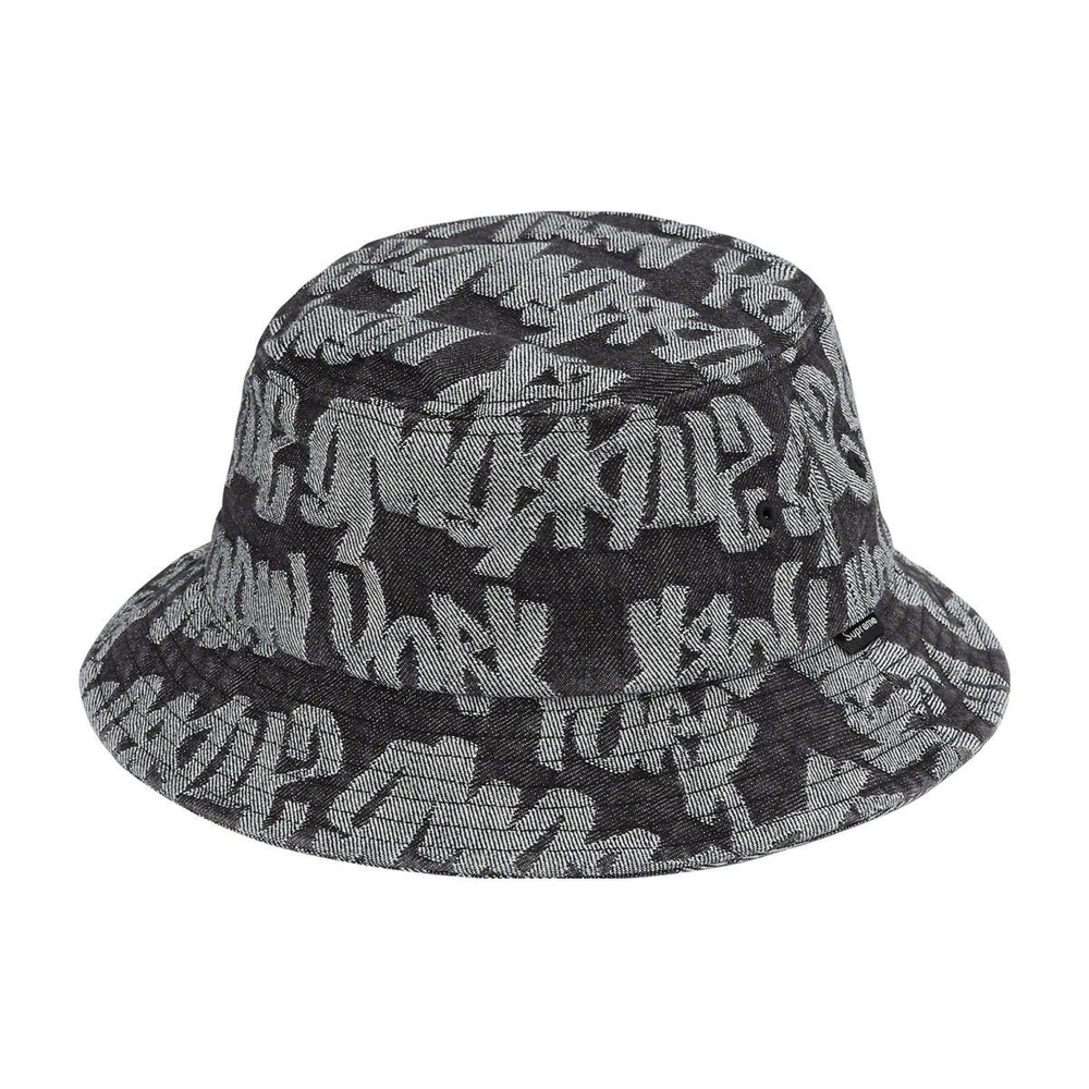 Supreme Week 8 Fat Tip Jacquard Denim Crusher