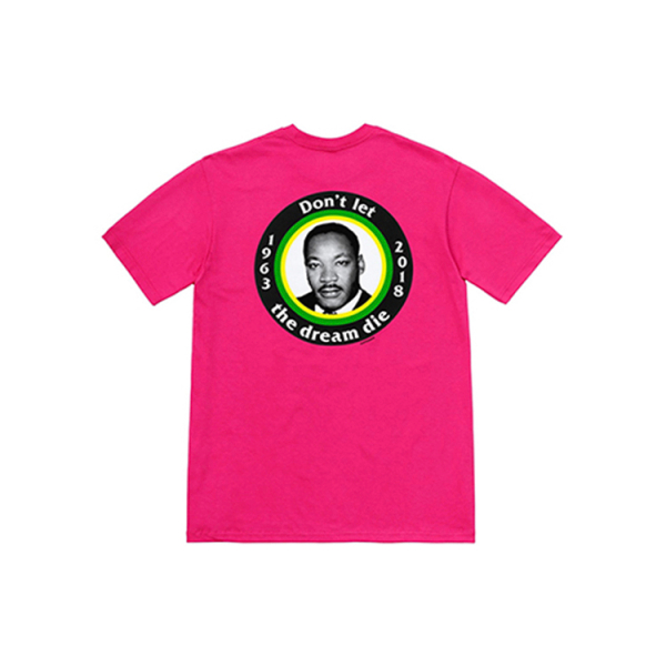 Supreme SS18 MLK Dream Tee Hot Pink T
