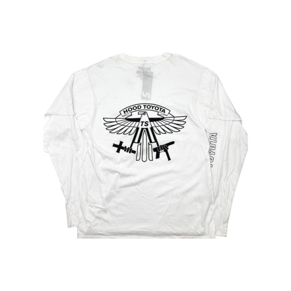 Travis Scott Cactus Jack Long Sleeve Hood Toyota Tee White T