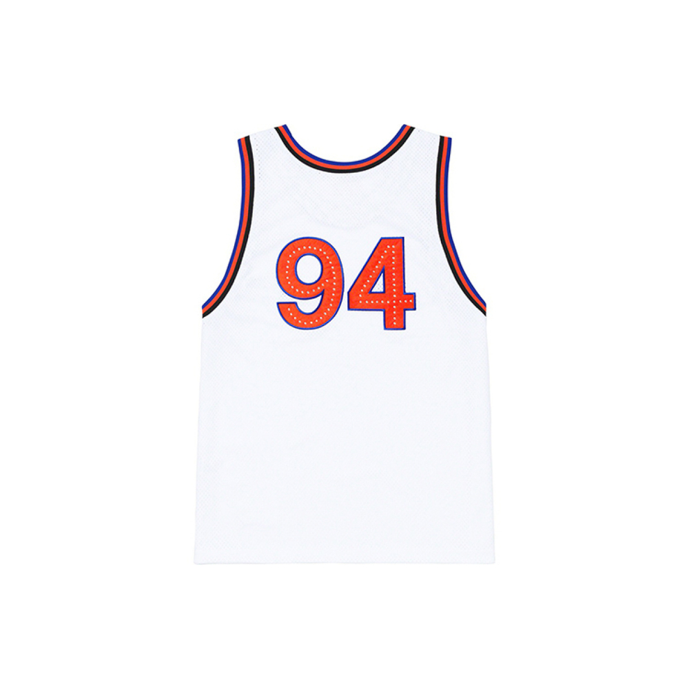 Supreme SS19 Rhinestone Basketball Jersey logo