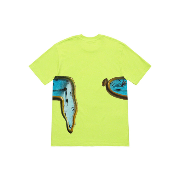 Supreme SS19 The Persistence of Memory Tee NeonGreen T