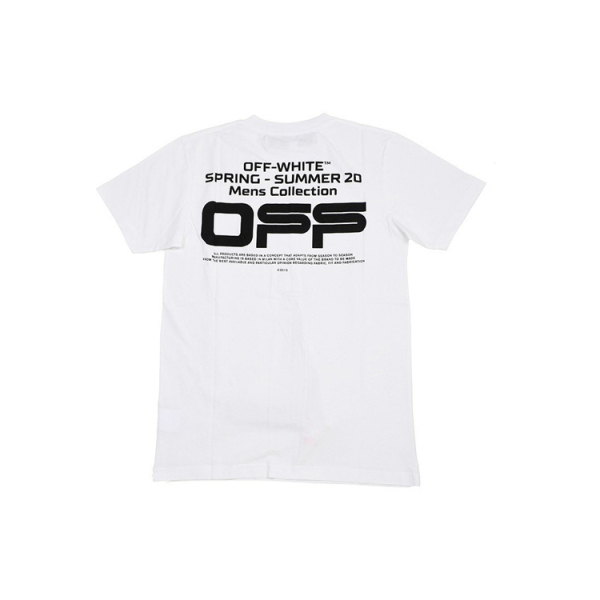 OFF-WHITE SS20 Wavy Line Logo T