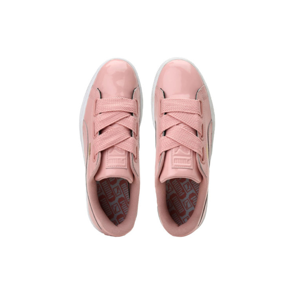 PUMA Basket Heart Patent Pink