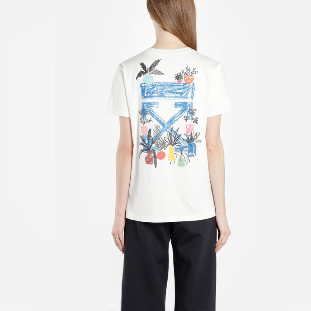 OFF-WHITE Graft Arrows Cotton T-shirt T