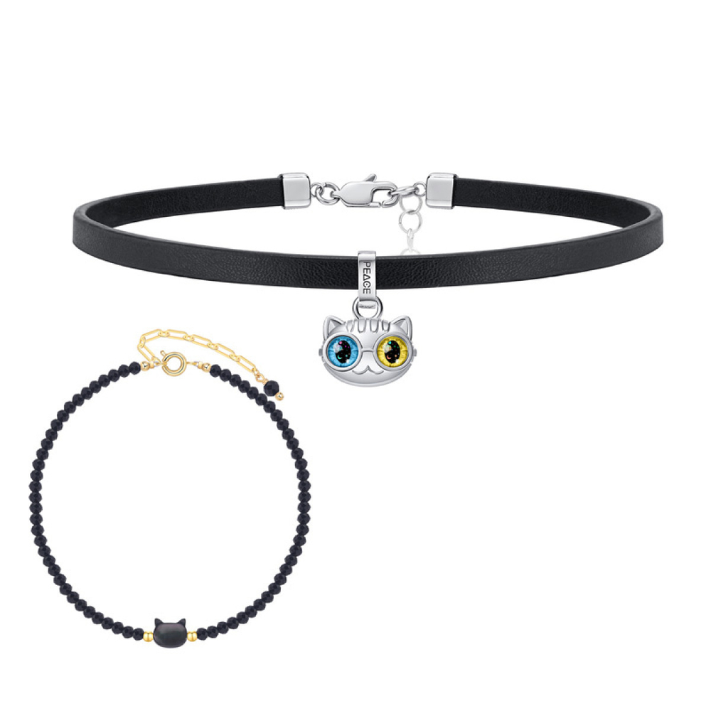 PEACE & CAT 【 】 choker S925