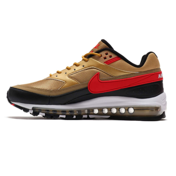 Nike Air Max 97 BW "Metallic Gold University Red Black"