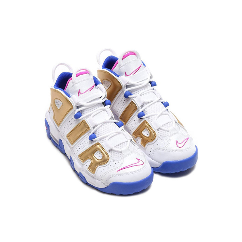 Nike Air More Uptempo Fuchsia Blast Metallic Gold