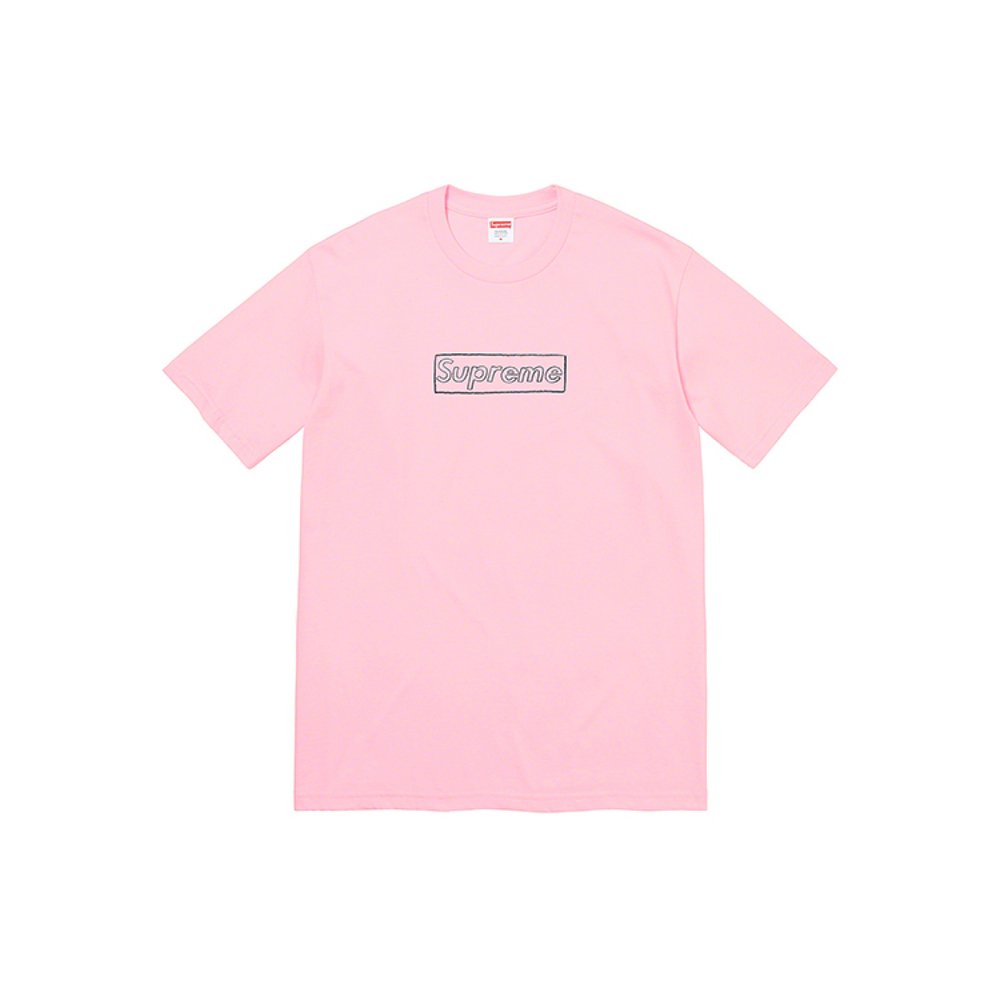 Supreme Week 18 x KAWS Chalk Logo Tee Box Logo T