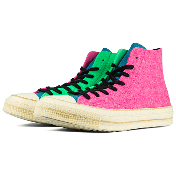 J.W.Anderson x Converse 1970s Hi "Fuchsia Purple Island Green"